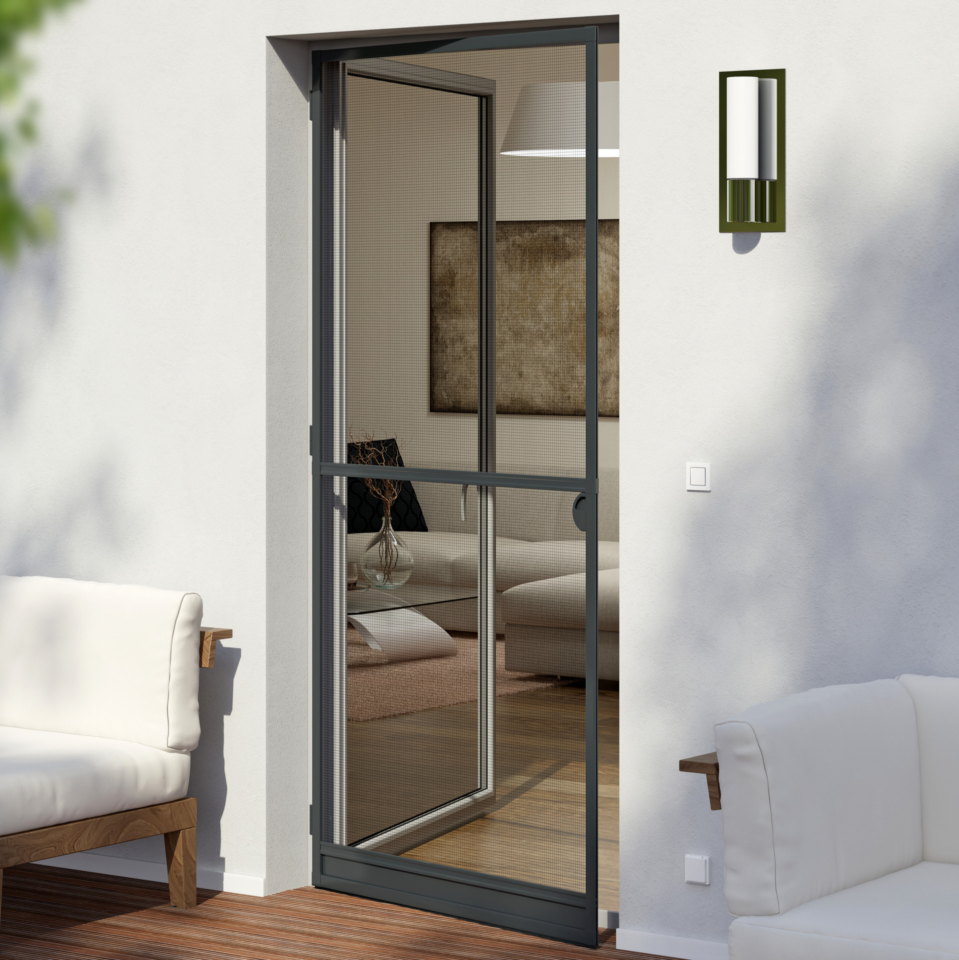 Insektenschutz Alu Scharniere