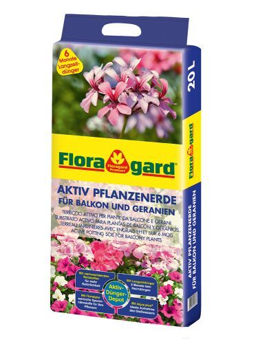 Floragard Aktiv-Pflanzenerde mit Langzeitdünger