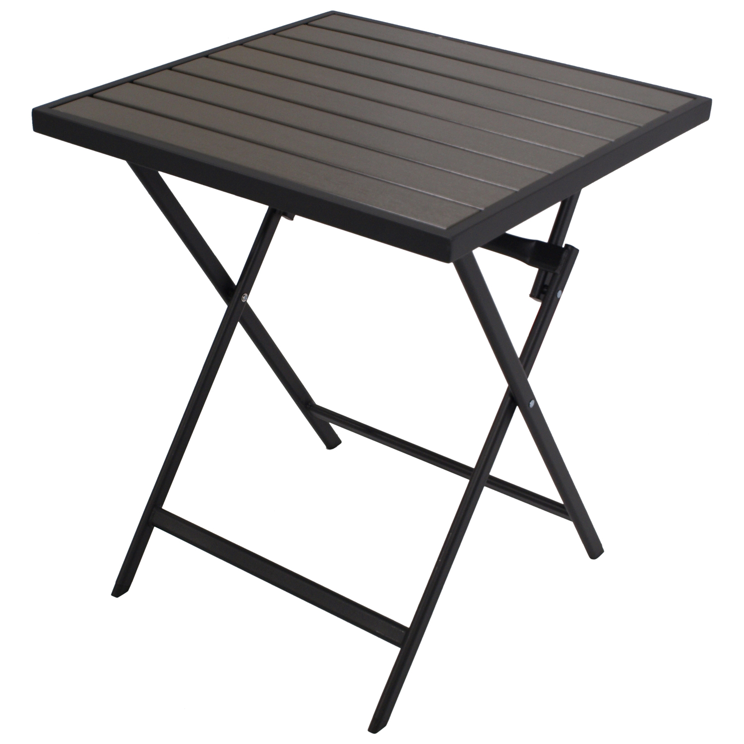 Klappsessel 4-er Set, Metall, Kunstholz