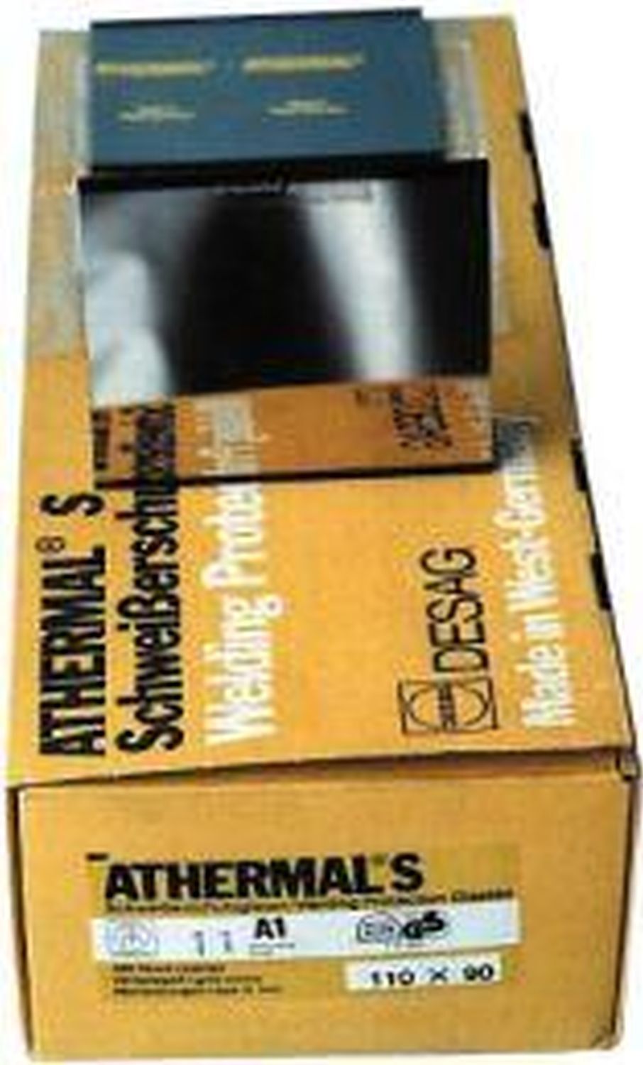 SchweisserschutzglasVerspiegelt Athermal DIN 11 90x110mm