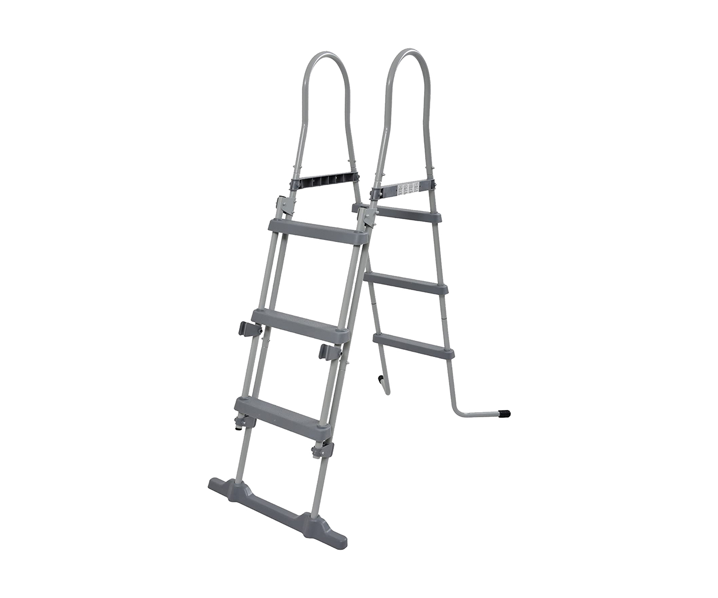 Stahlrahmenpool-Set mit Filterpumpe, grau