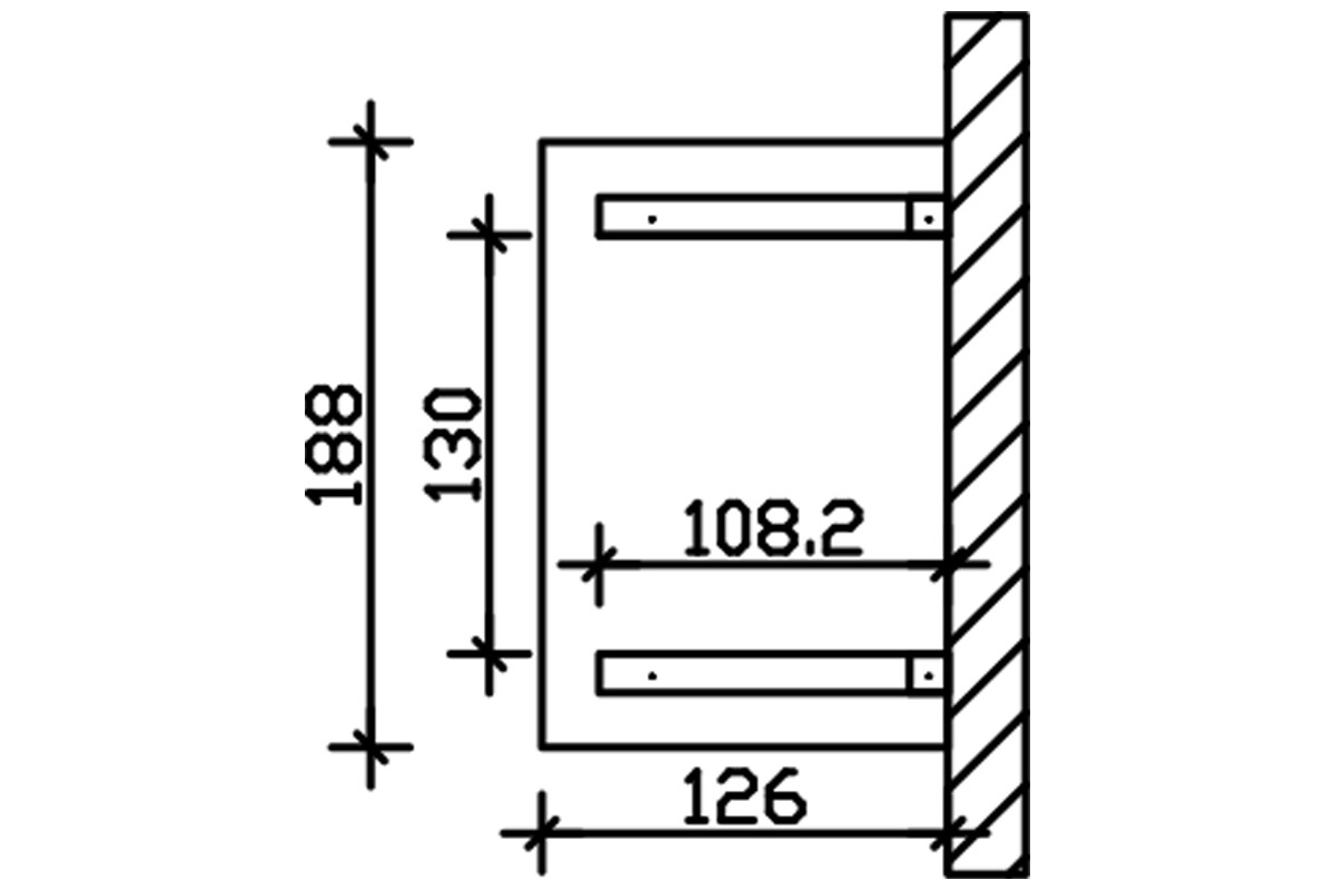 Vordach Wesel 2 Walmdach bei leitermann.de günstig kaufen Vordach Wesel 2 Walmdach
