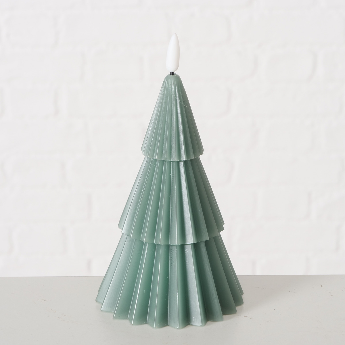 LED-Kerze Tannenbaum, 3-fach sortiert