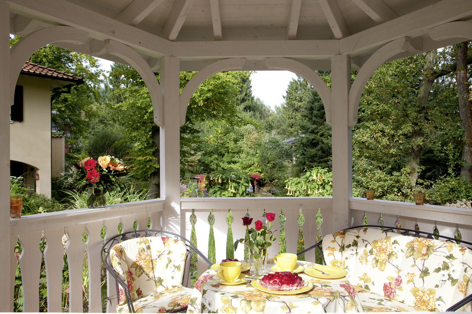6-Eck Pavillon Nancy bei leitermann.de günstig kaufen 6-Eck Pavillon Nancy