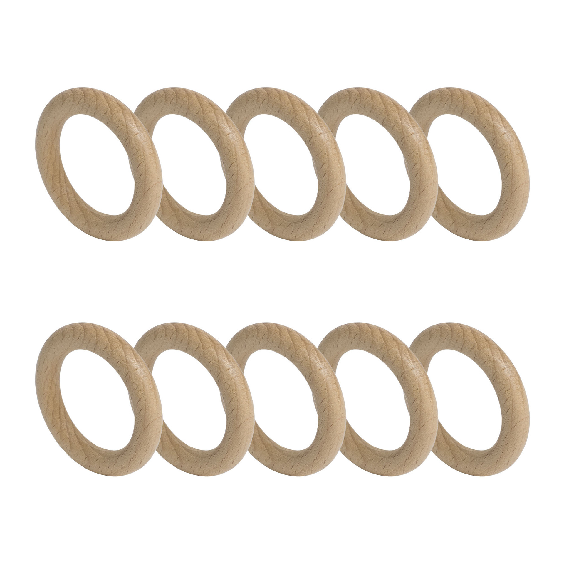 Gardinenringe für Gardinenstangen Ø28mm, 10 Stück