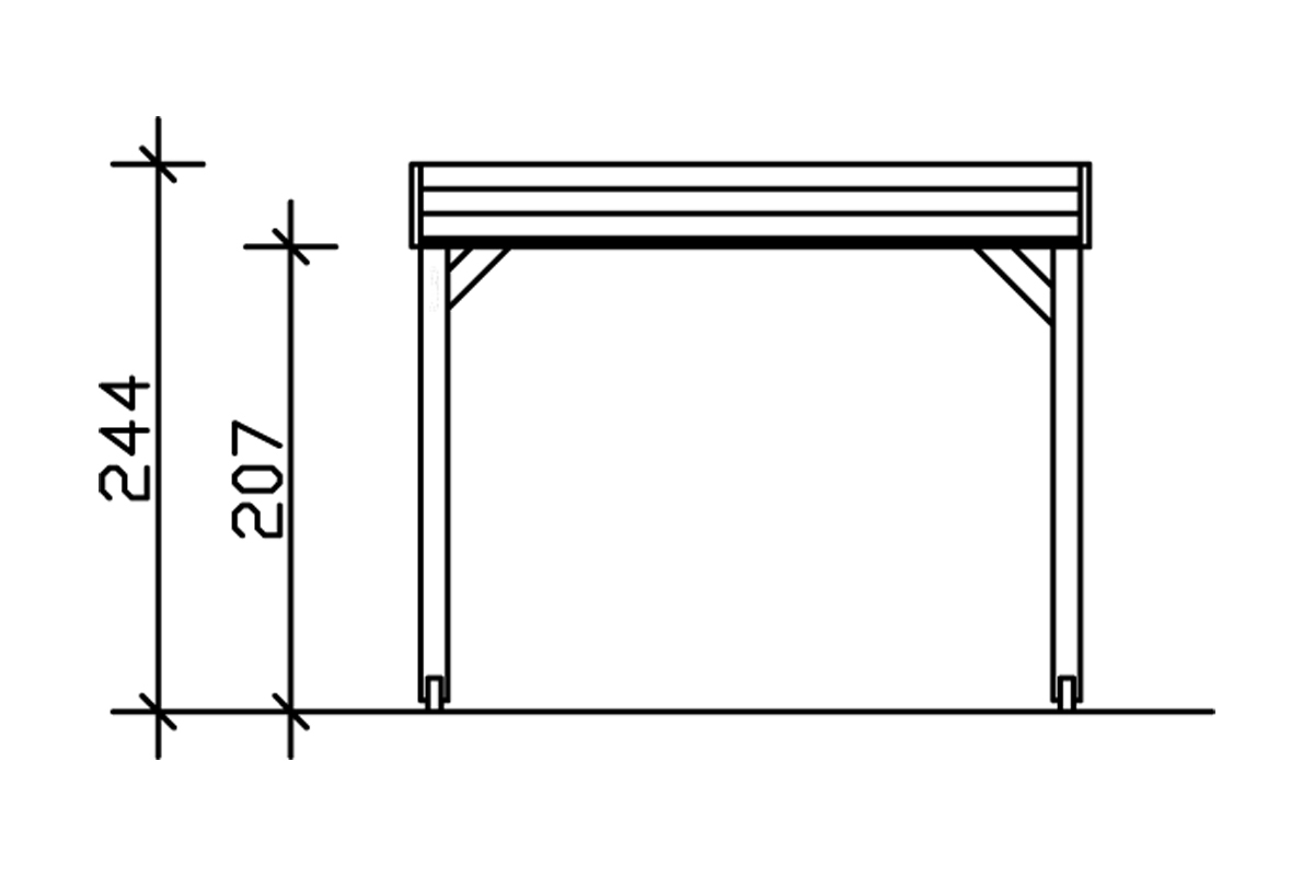 4-Eck Pavillon Toulouse bei leitermann.de günstig kaufen 4-Eck Pavillon Toulouse