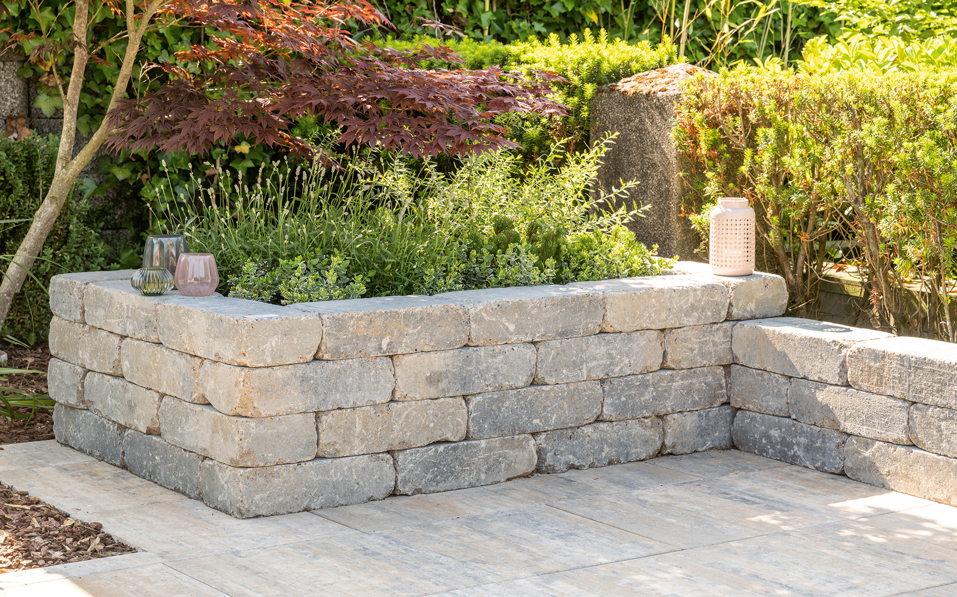 Mauerstein Antik Medio, 30x20x10cm