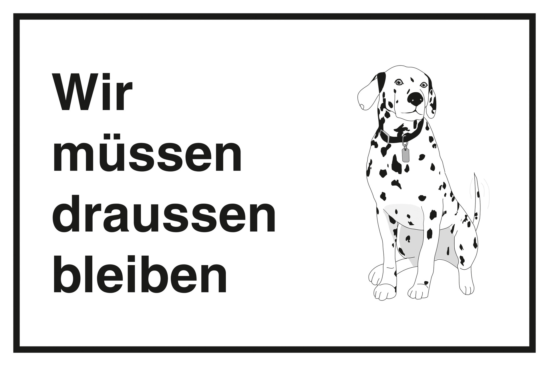 Hinweisschild