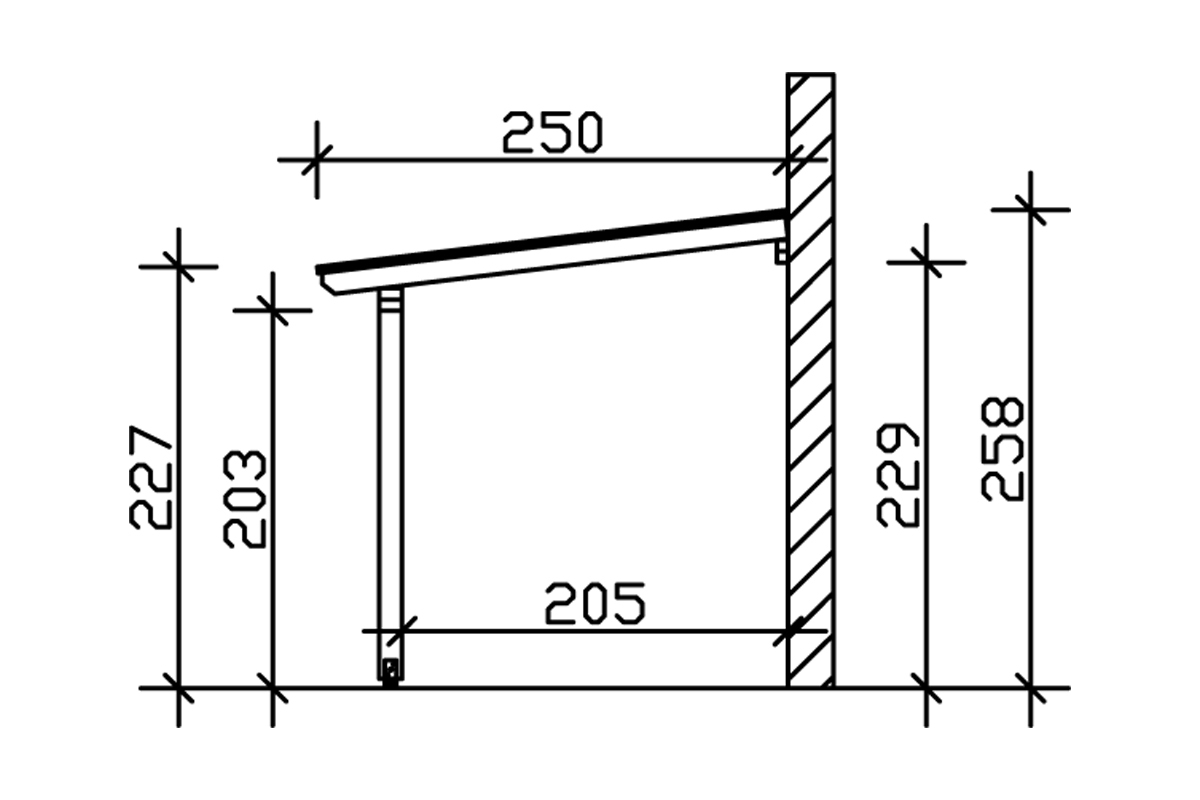 Terrassenüberdachung Andria