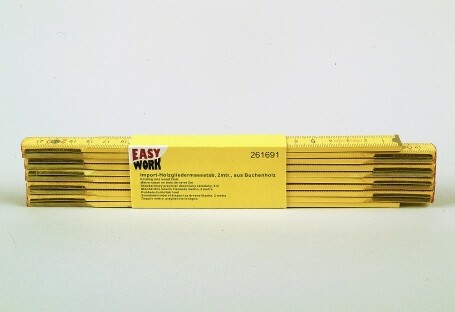 Easy Work Import-Holzgliedermassstab, 2m