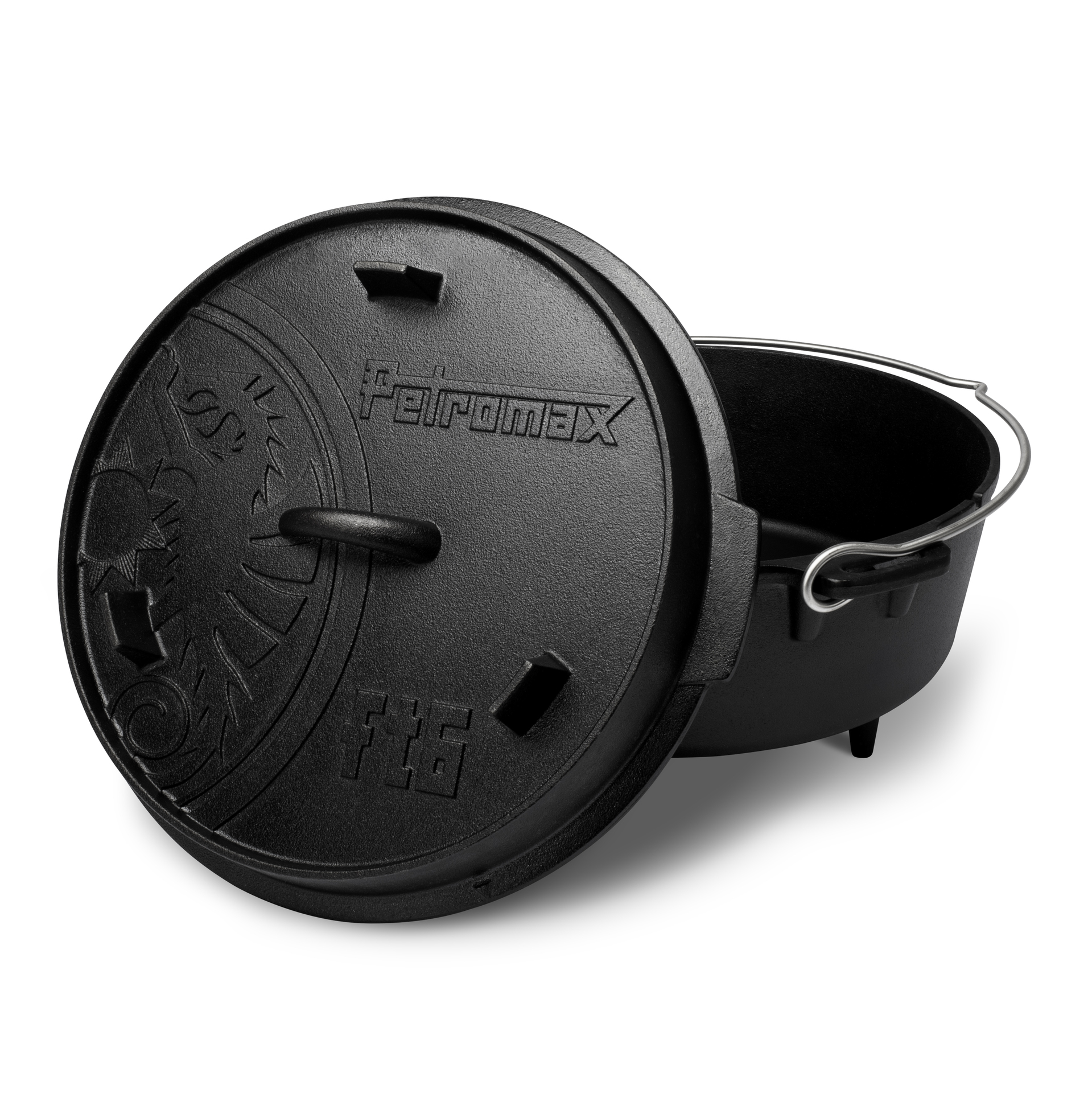 Feuertopf Dutch Oven mit Füßen ft6 bei leitermann.de günstig kaufen Feuertopf Dutch Oven mit Füßen ft6