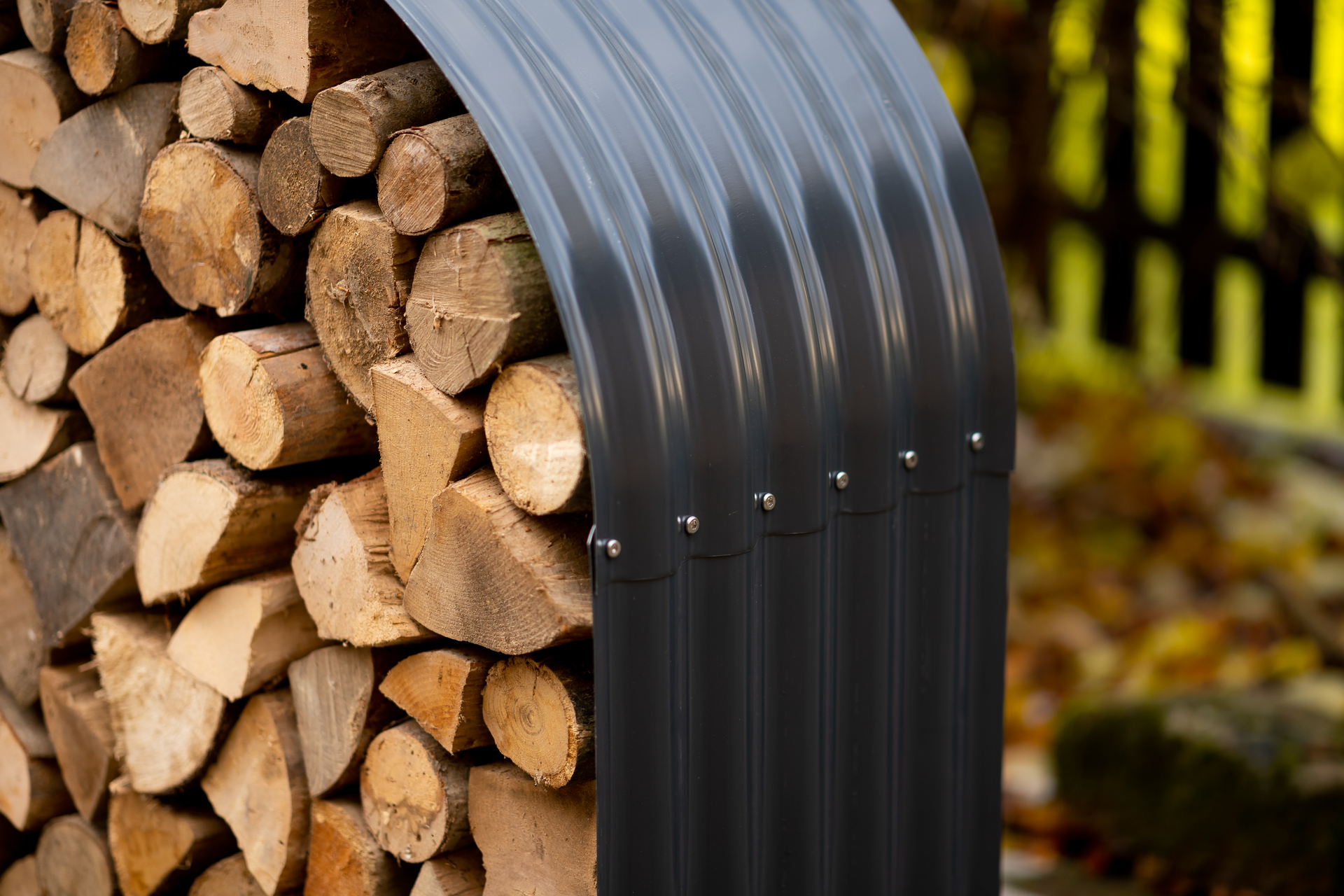 Kaminholzregal 46 x 212 x 111 cm