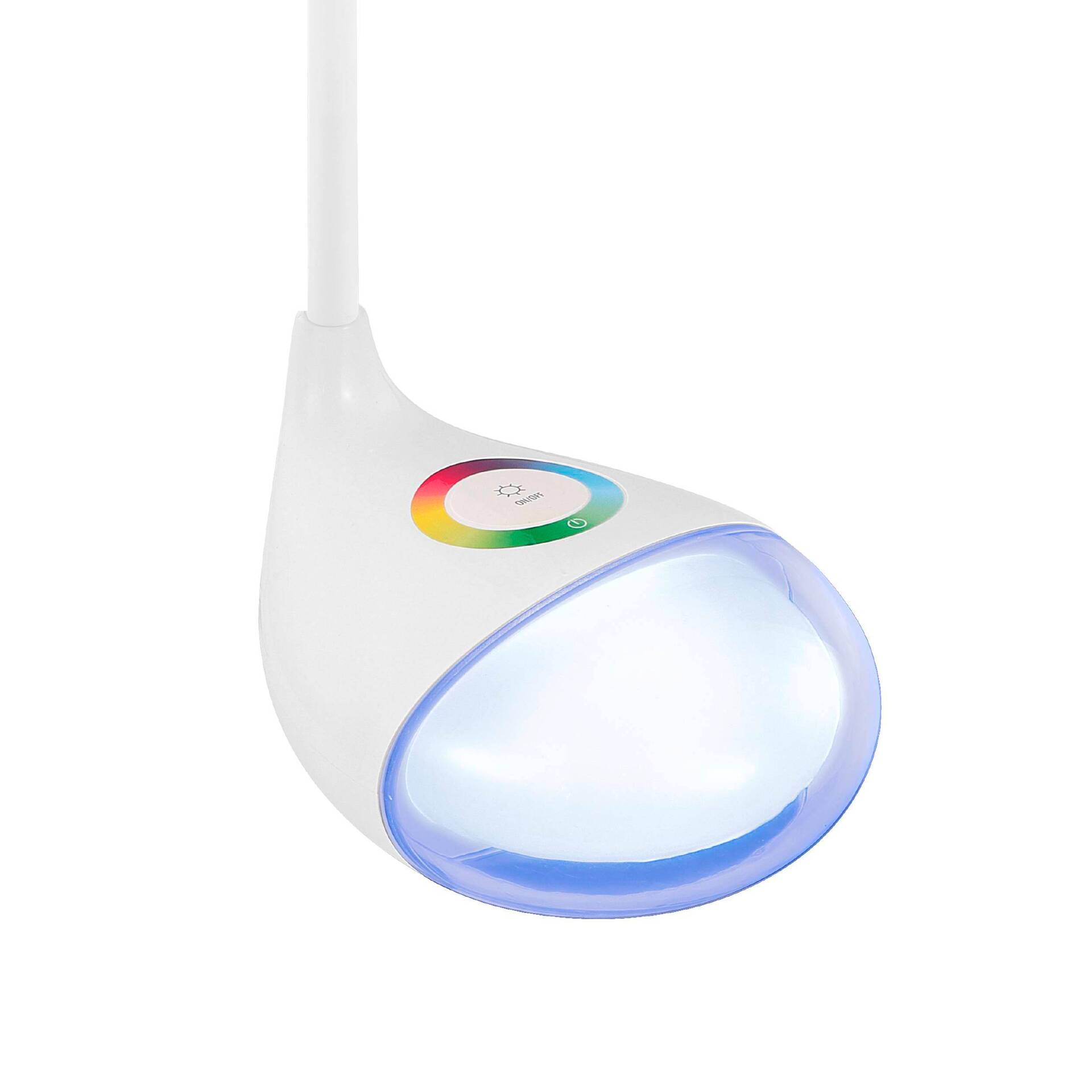LED-RGB-Tischleuchte m.Touch weiss Cabado 1