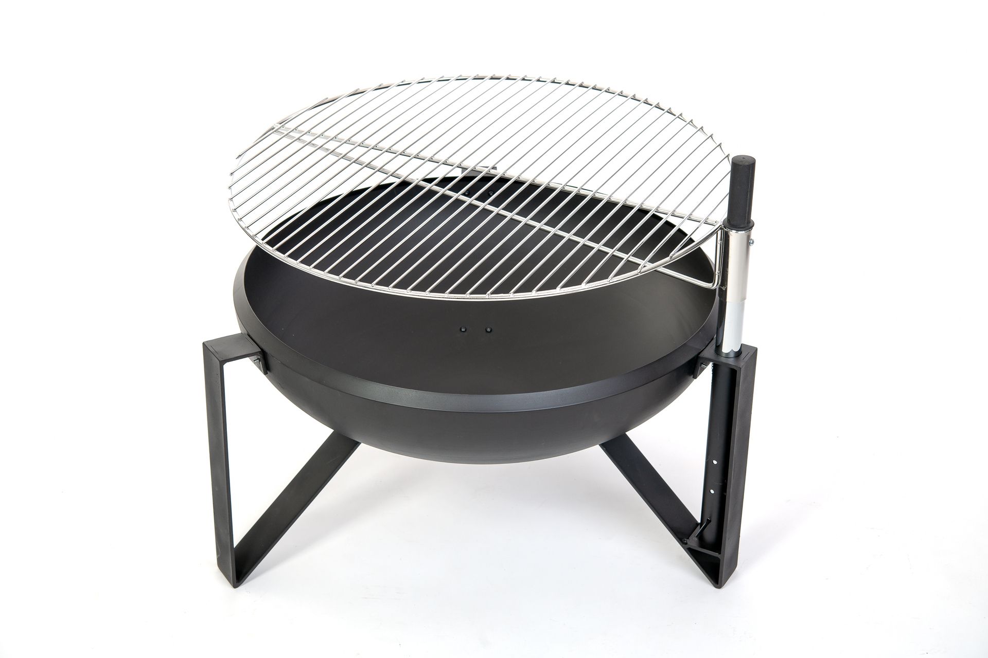 Feuerstelle inkl. Grillrost schwarz