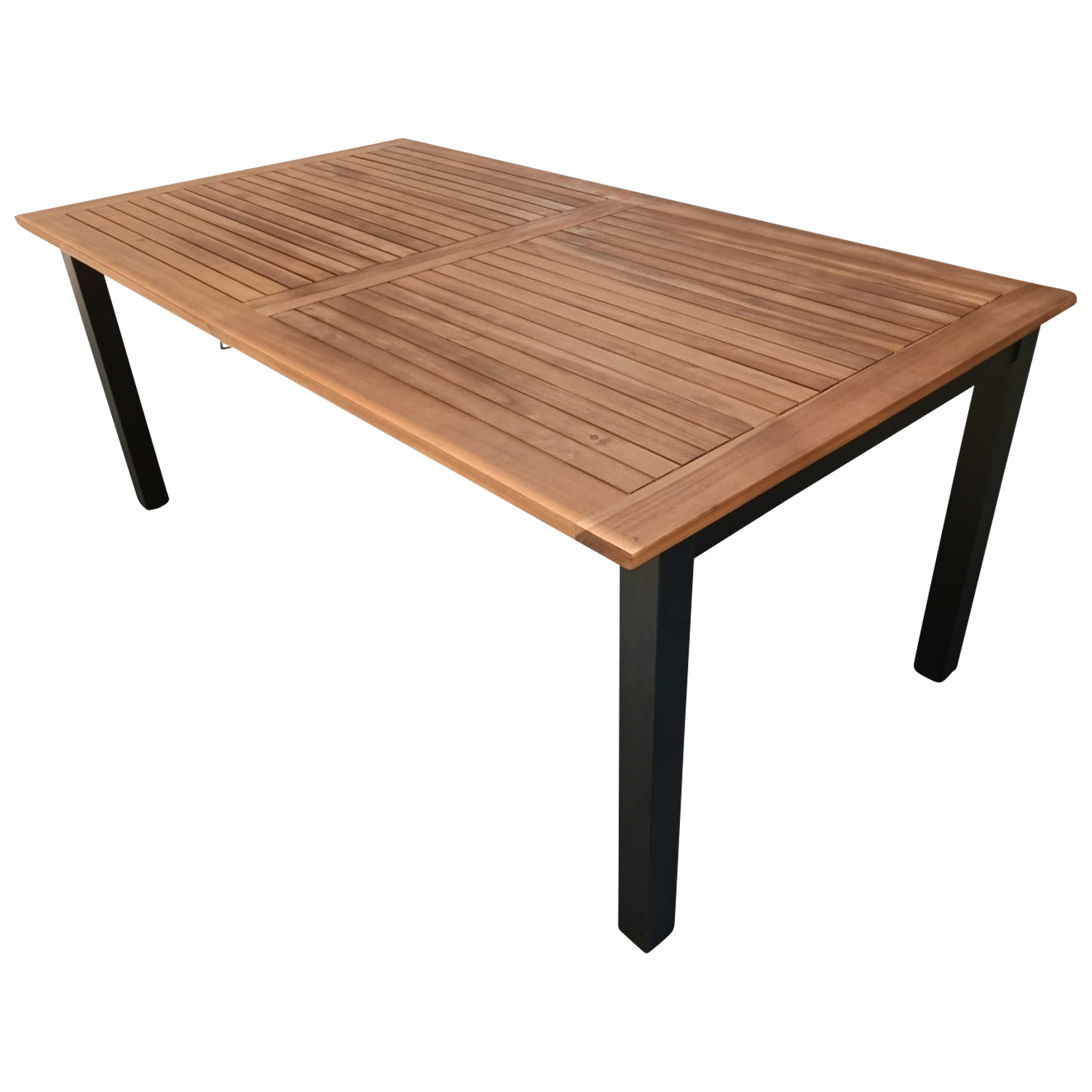 Ausziehtisch Aluminium/Akazie bei leitermann.de günstig kaufen Ausziehtisch Aluminium/Akazie