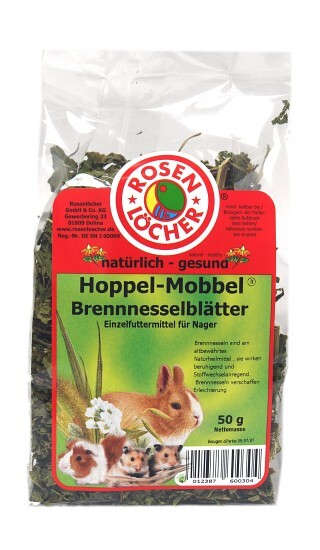Rosenlöcher Hoppel Moppel Brennnesselblätter 50g