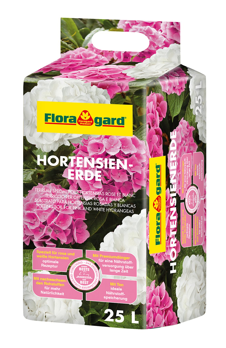 Floragard Hortensienerde für rote Hortensien