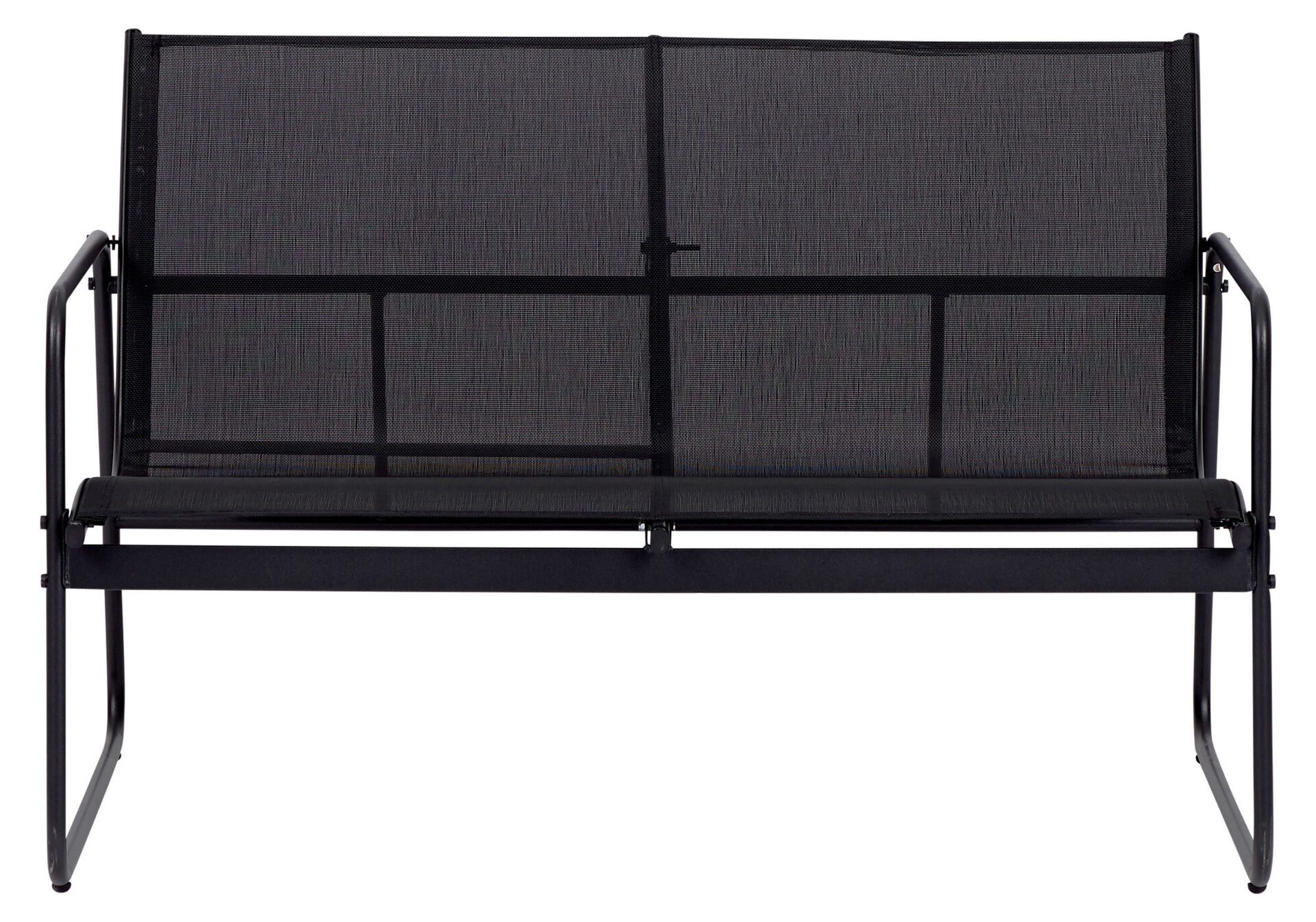 Lounge-Set 4-teilig, schwarz, Metall bei leitermann.de günstig kaufen Lounge-Set 4-teilig, schwarz, Metall