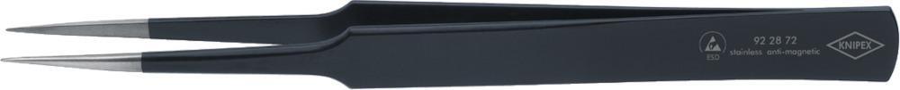 Pinzette ESD US-Nadelform135mm schwarz KNIPEX