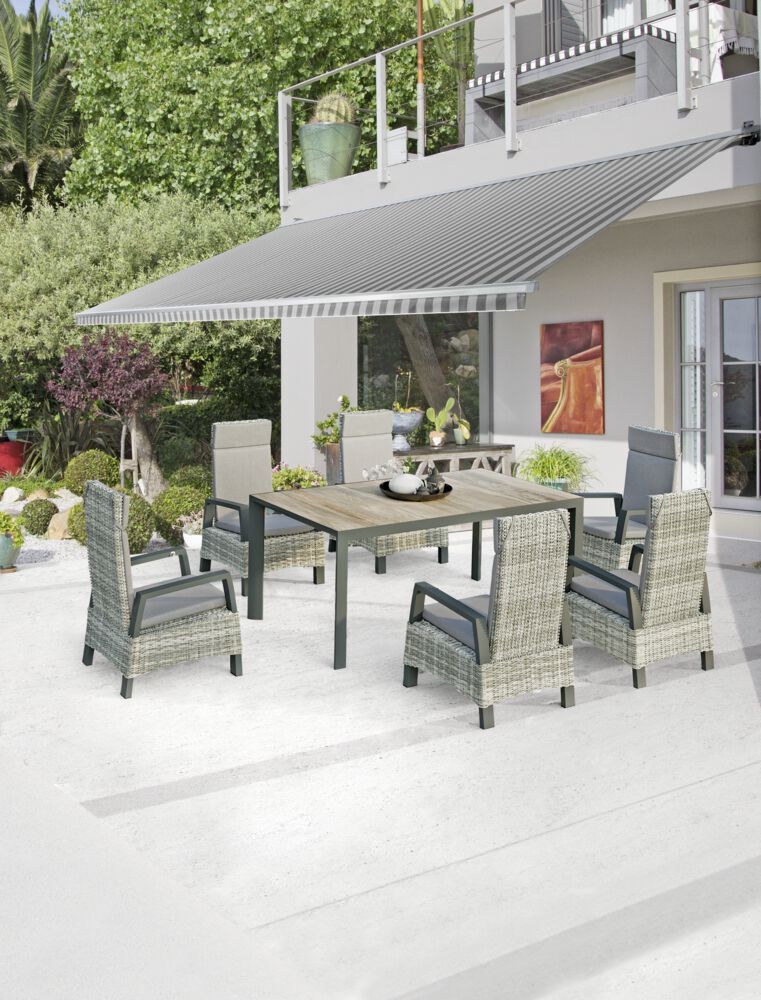 Movesessel Sanogo silbergrau