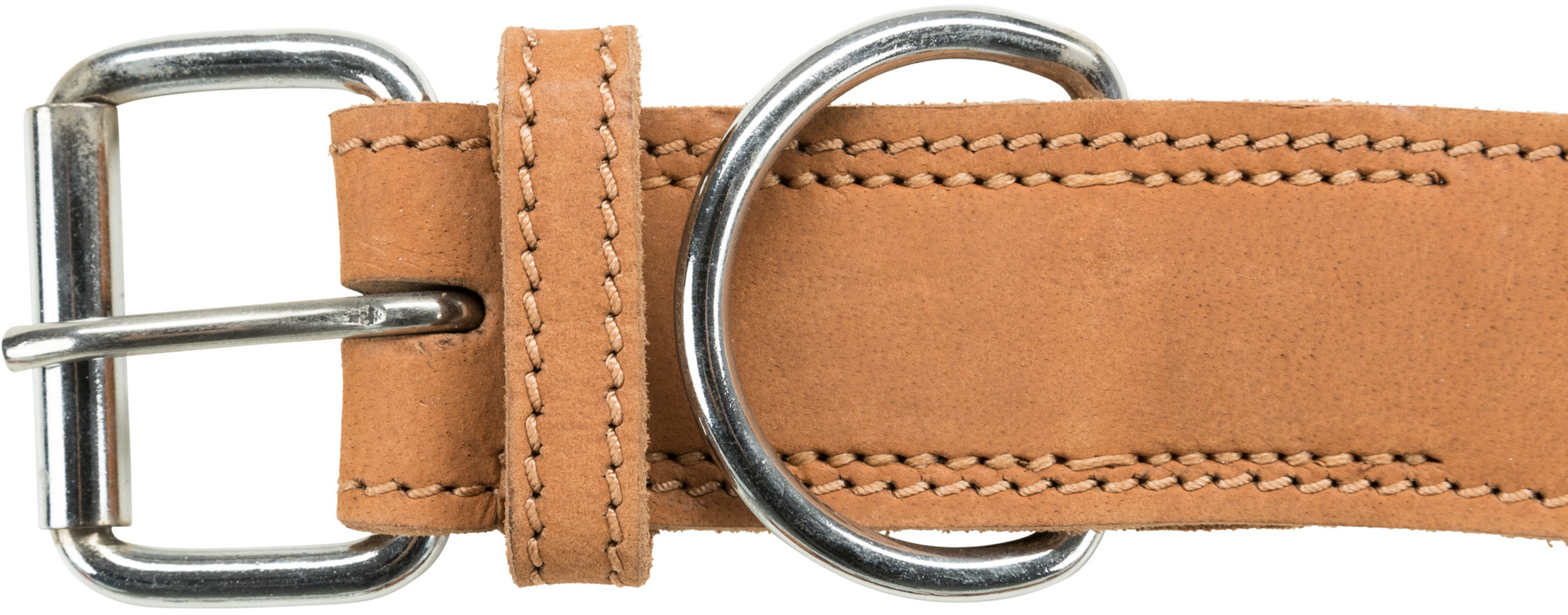 Rustic Fettleder-Halsband "Heartbeat"