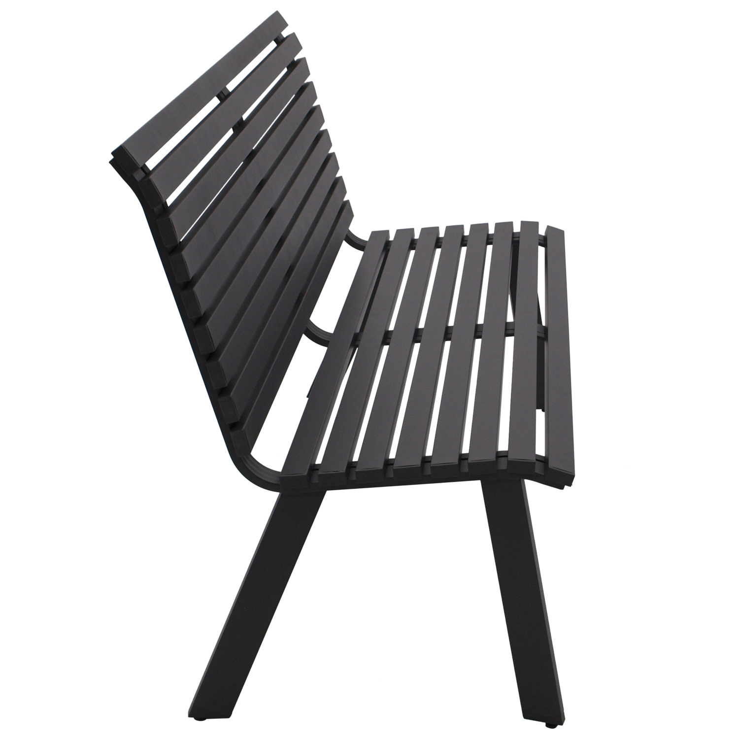 Gartenbank 2-sitzer, Aluminium anthrazit