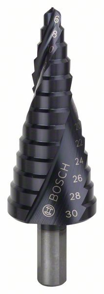 Stufenbohrer HSS-AlTiN 6 – 30 mm 10 mm