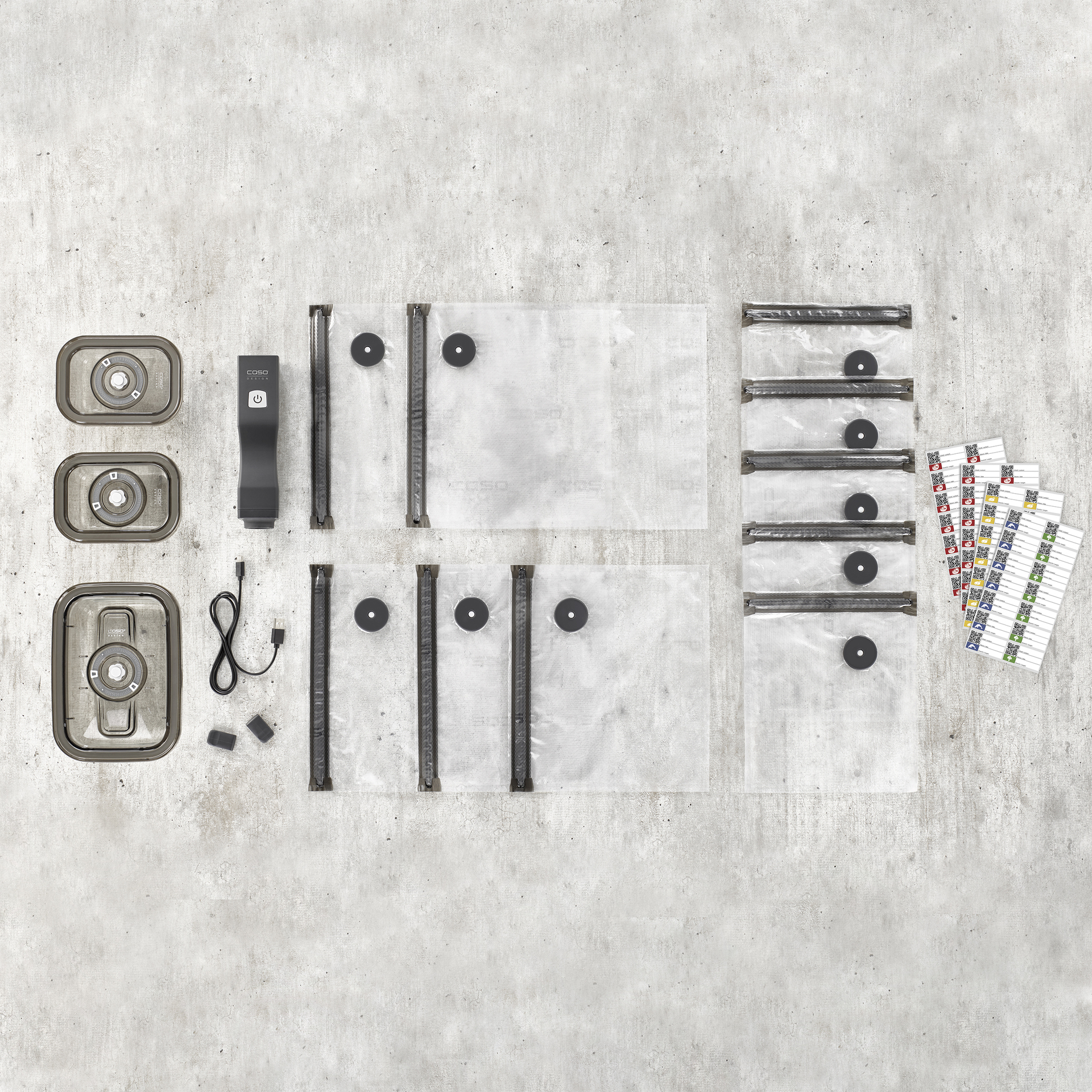 Vakuumierer Vacu OneTouch Eco-Set bei leitermann.de günstig kaufen Vakuumierer Vacu OneTouch Eco-Set