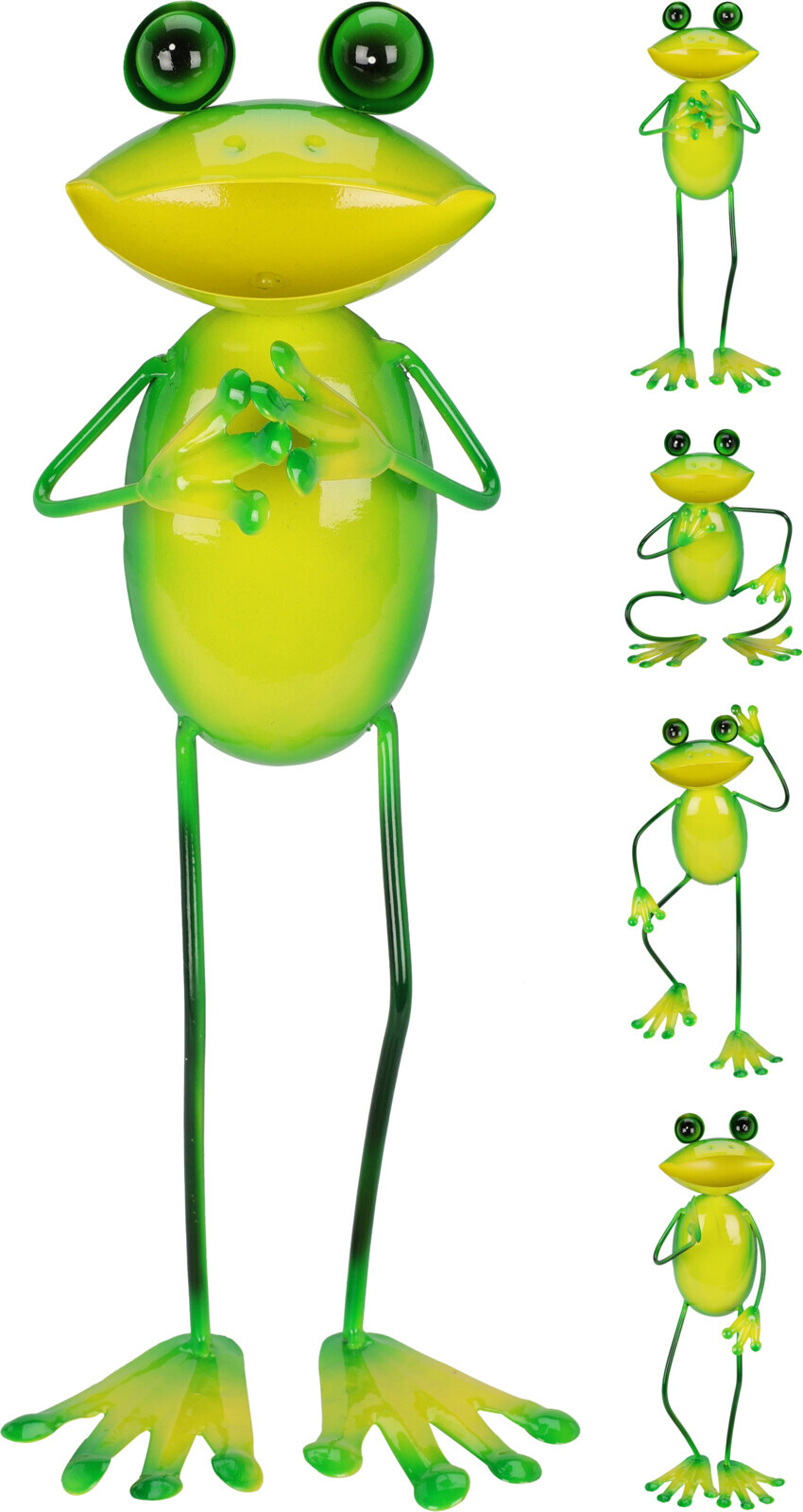 Metall-Gartentier Frosch