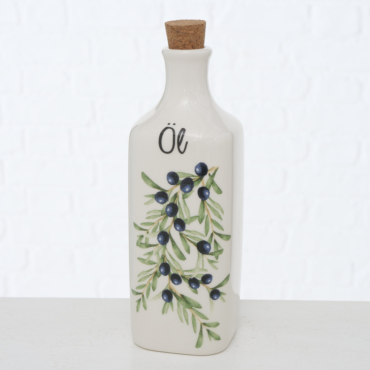 Flasche Olivia, Dekor 2-fach sortiert bei leitermann.de günstig kaufen Flasche Olivia, Dekor 2-fach sortiert