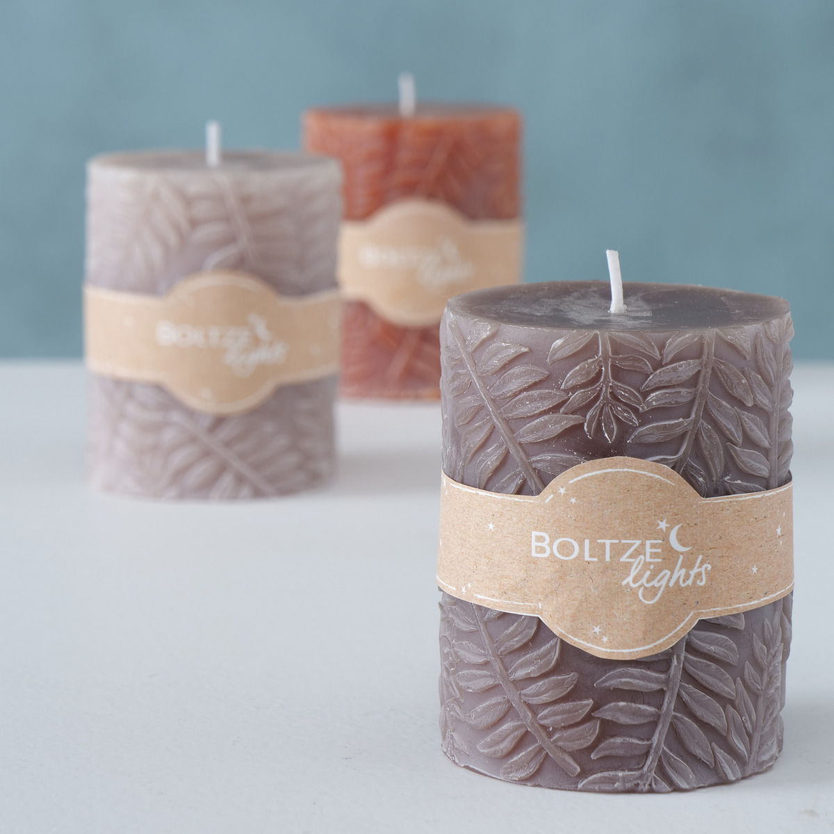 Stumpenkerze Theodora 3-fach sortiert bei leitermann.de günstig kaufen Stumpenkerze Theodora 3-fach sortiert