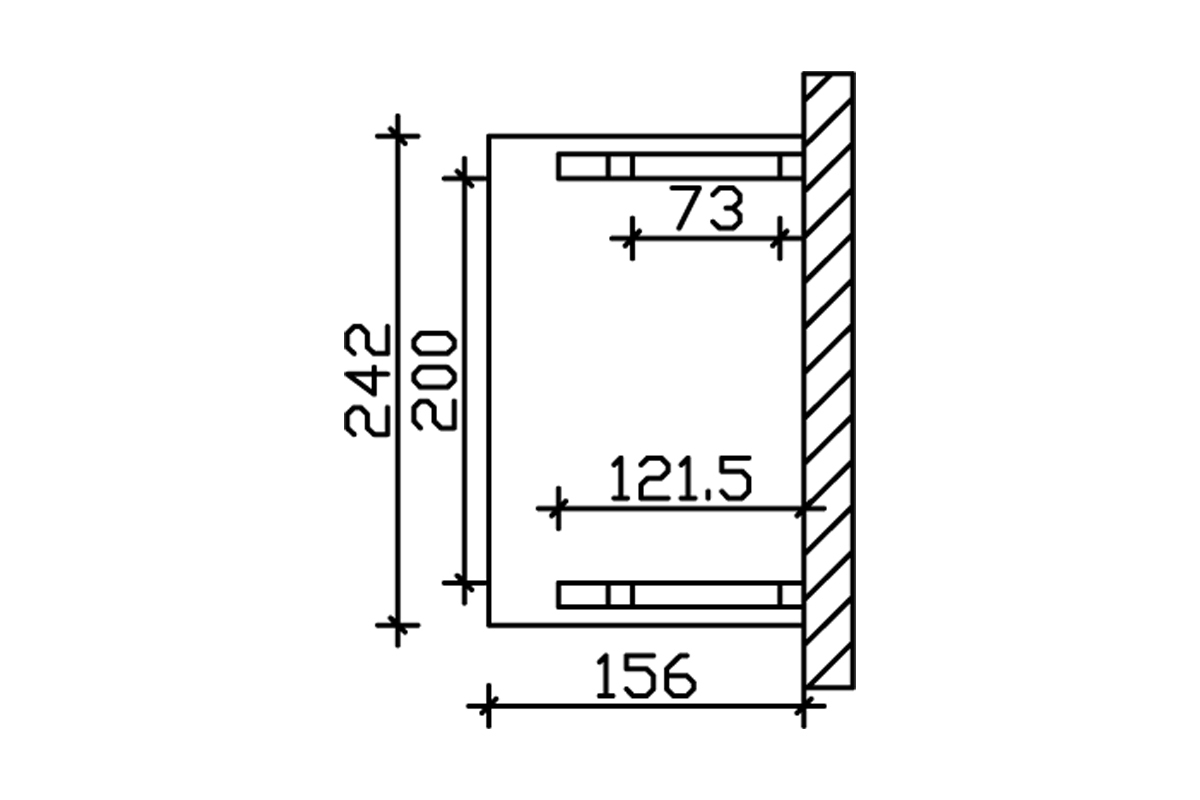 Vordach Paderborn 4 Pultdach