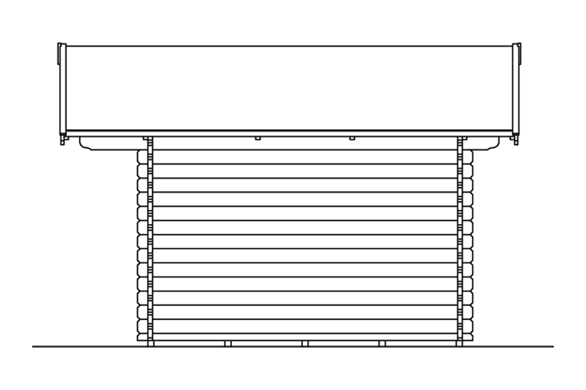Gartenhaus Arosa natur