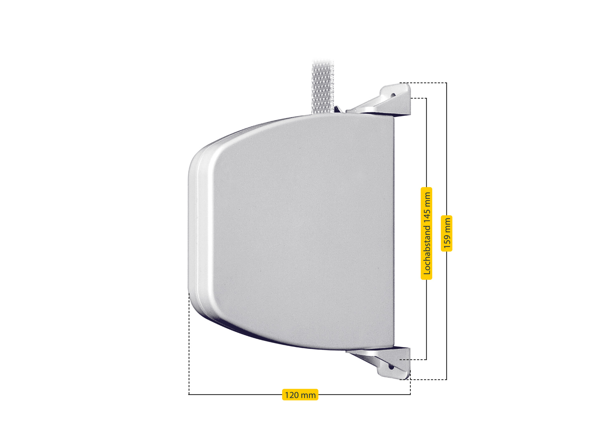 Aufschraubwickler mit Rolladengurt, schwenkbar bei leitermann.de günstig kaufen Aufschraubwickler mit Rolladengurt, schwenkbar