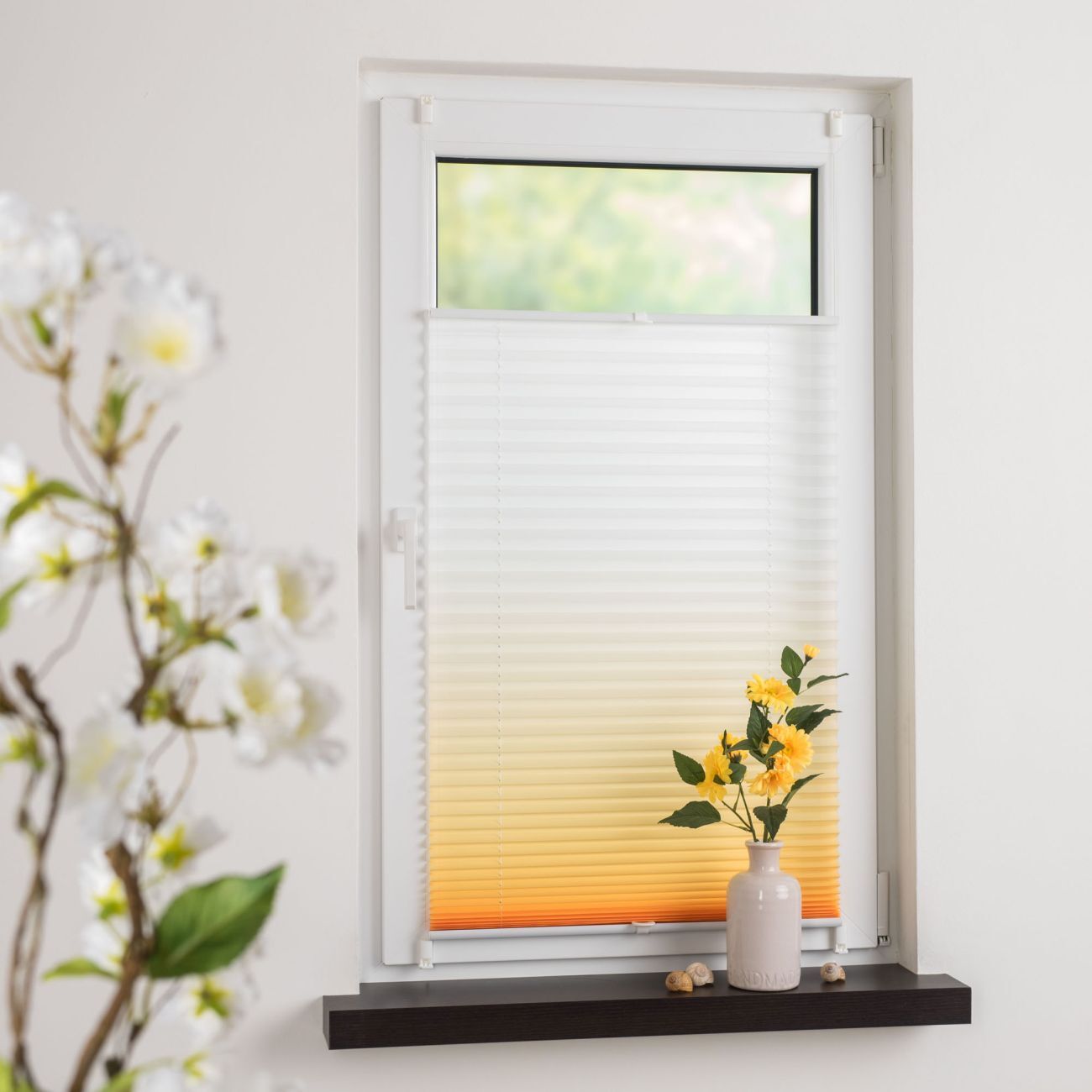 Klemmfix-Plissee Farbverlauf, verspannt bei leitermann.de günstig kaufen Klemmfix-Plissee Farbverlauf, verspannt