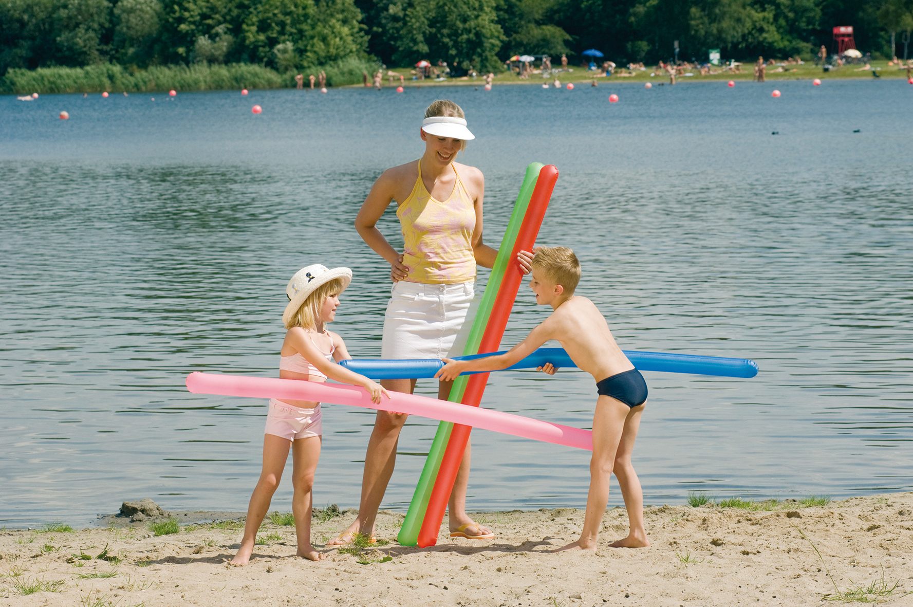 Wasser-Nudel aufblasbar, 167x10cm