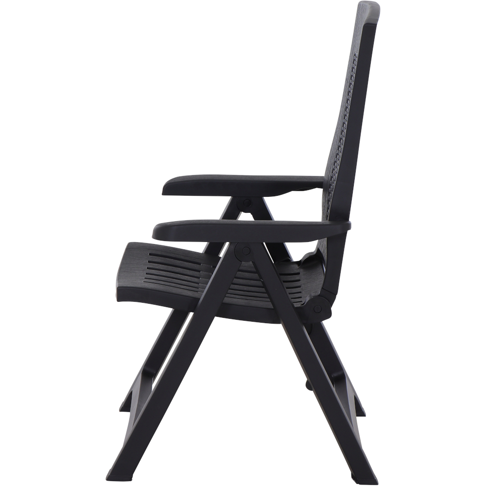 Gold Klappsessel anthrazit