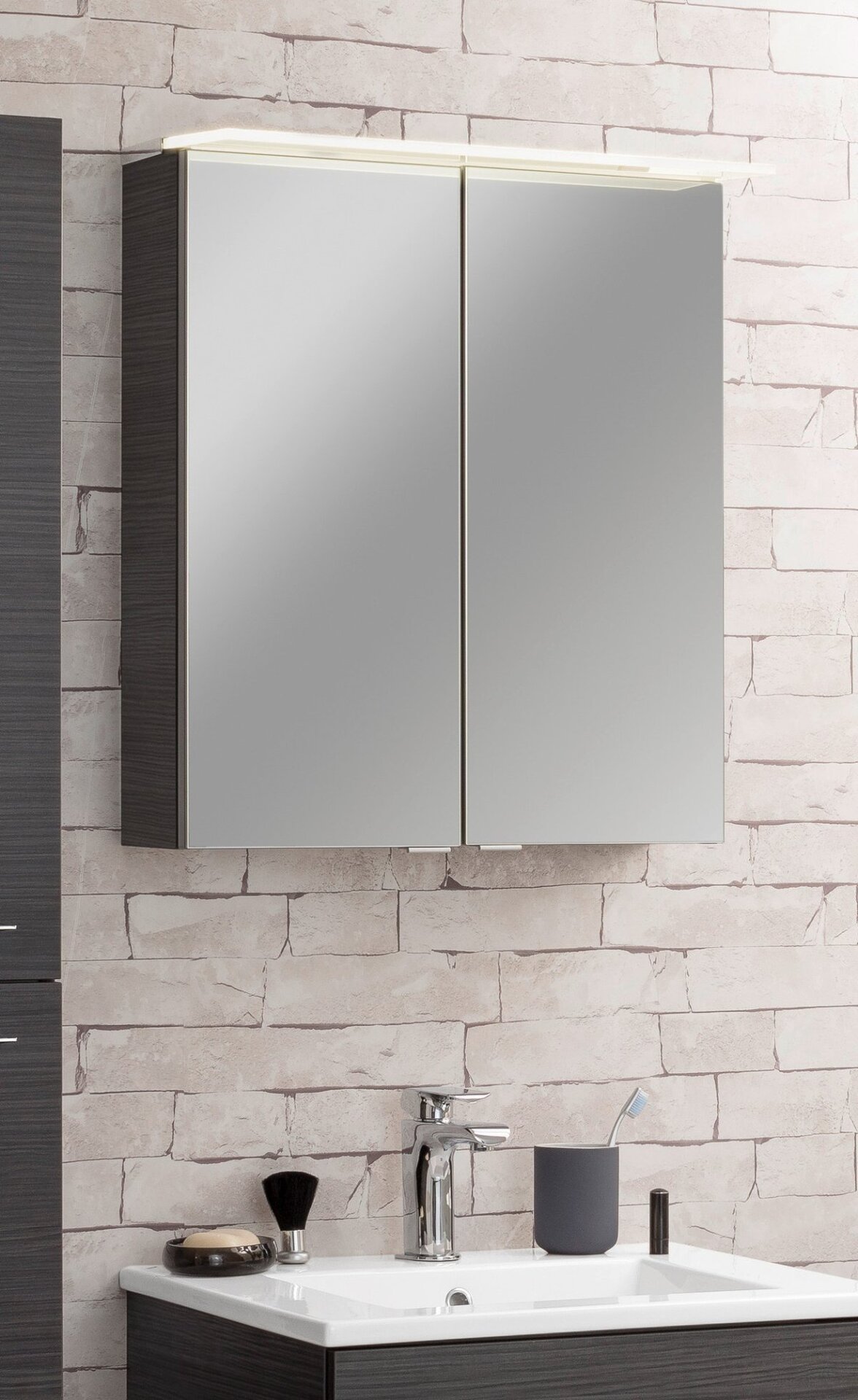 B.perfekt Spiegelschrank, Led-Box+Leuchte bei leitermann.de günstig kaufen B.perfekt Spiegelschrank, Led-Box+Leuchte