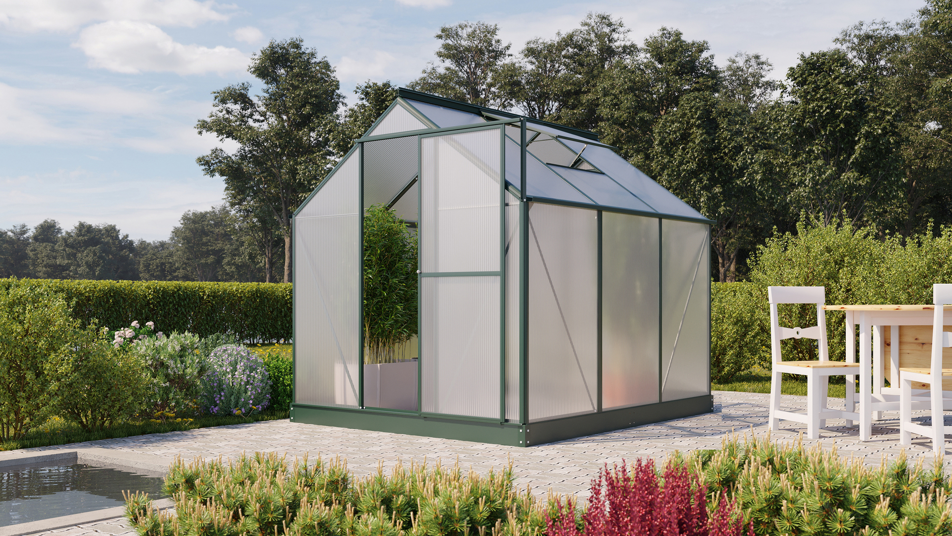 Gewächshaus Eos 4600 bei leitermann.de günstig kaufen Gewächshaus Eos 4600