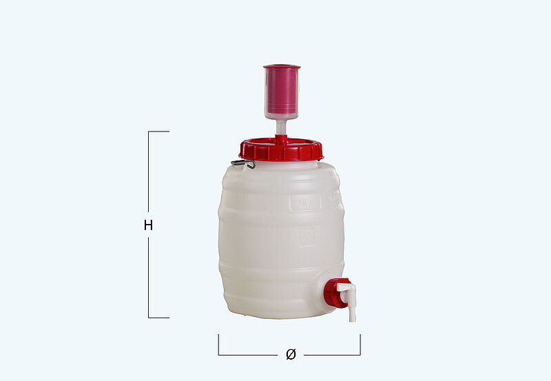 Getränkefass ohne Auslaufhahn