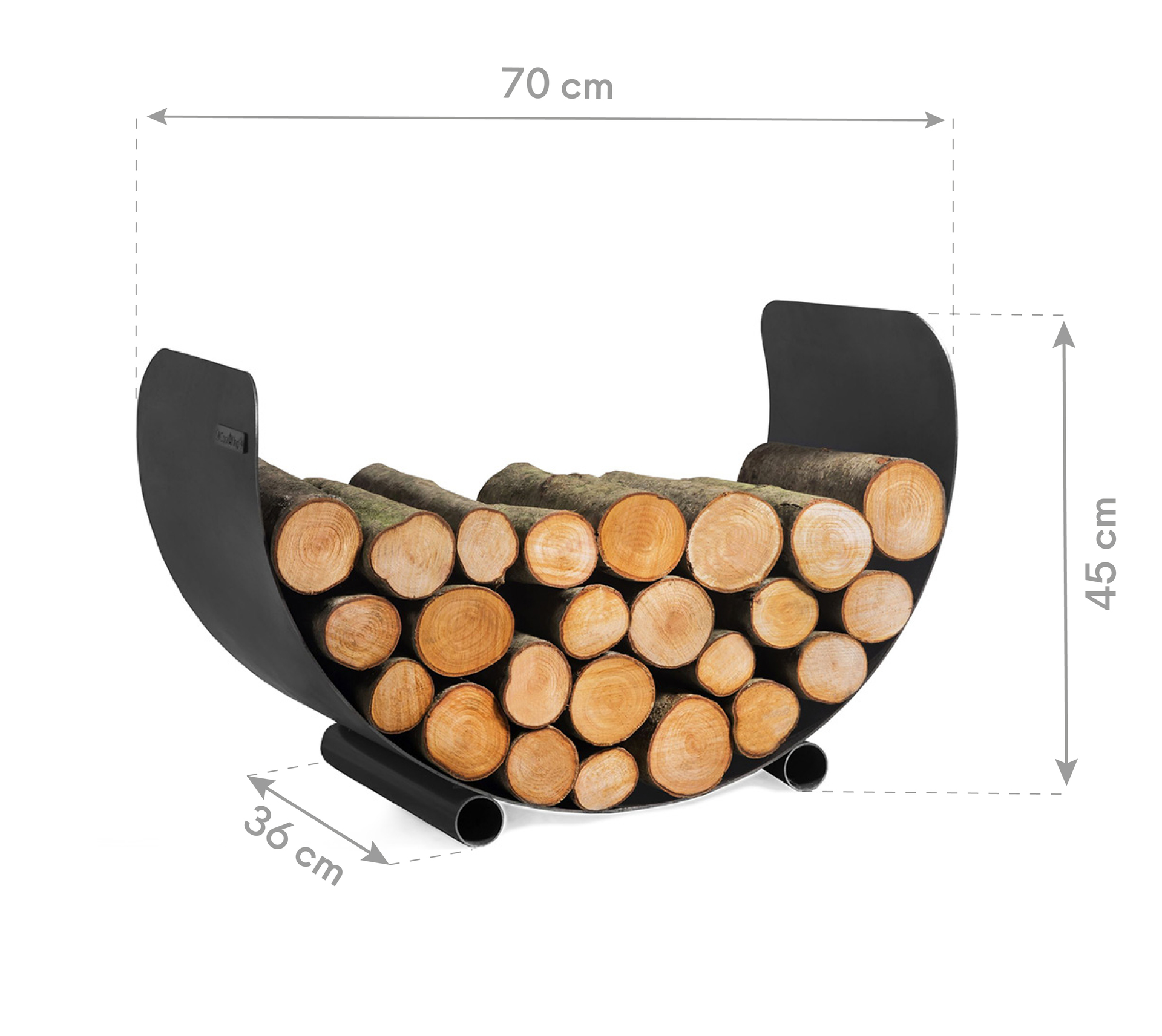 Kaminholzregal Turyn 70