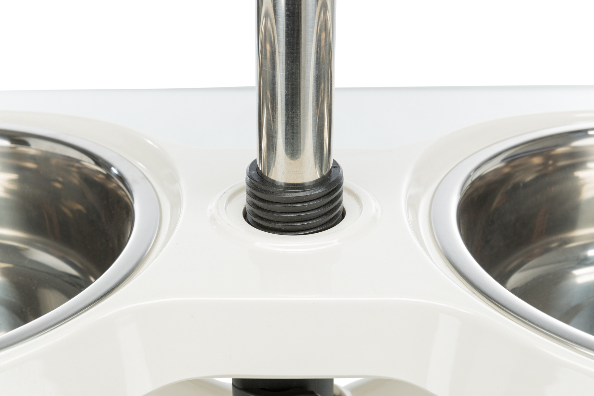 Hundebar, Melamin/Edelstahl