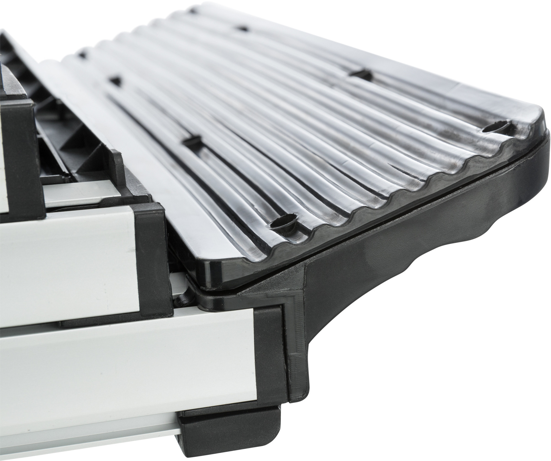 3-fach Teleskop-Rampe, Aluminium/TPR