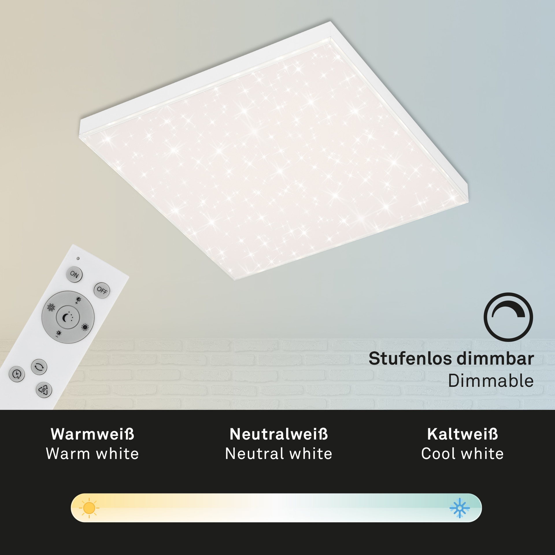 FRAMELESS Rahmenloses CCT LED Panel Sternenhimmel bei leitermann.de günstig kaufen FRAMELESS Rahmenloses CCT LED Panel Sternenhimmel