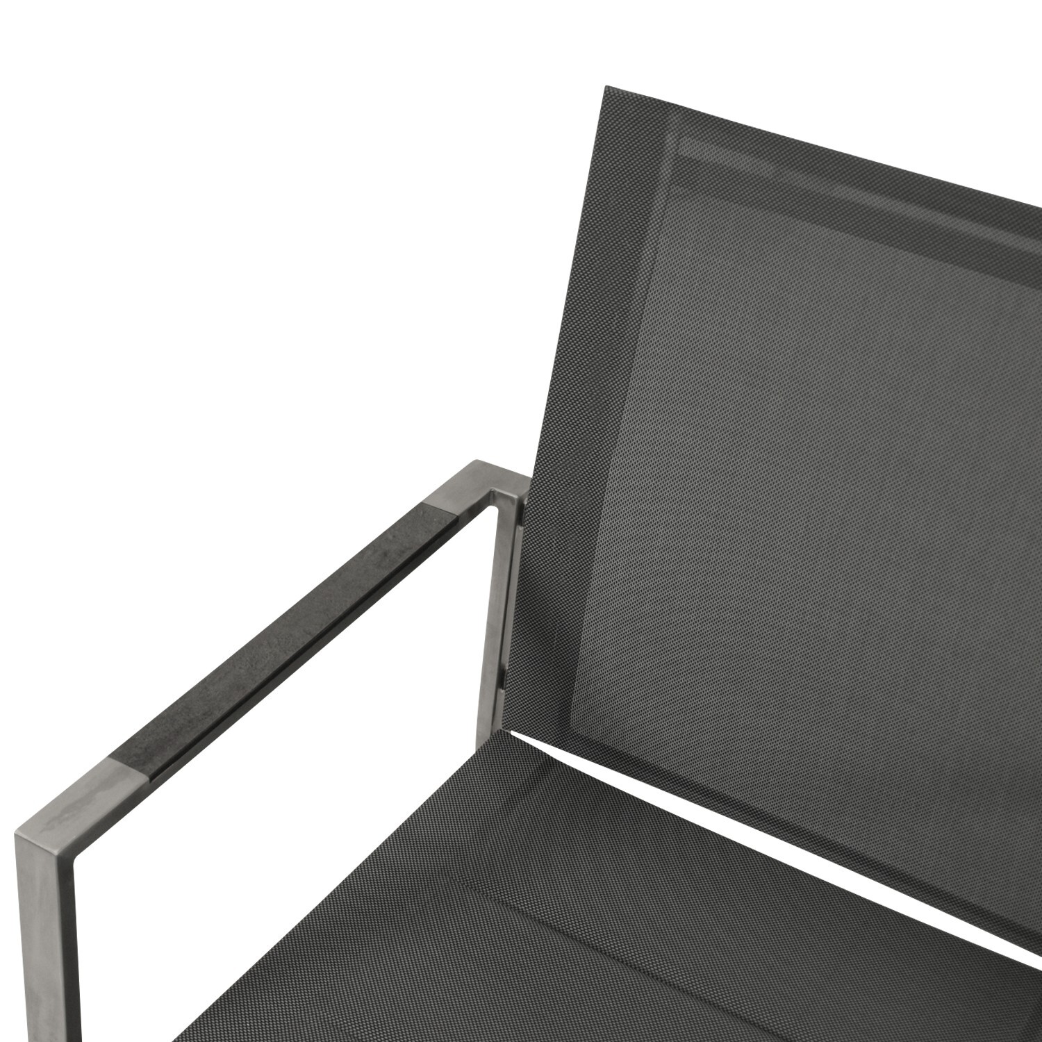 Stapelsessel Edelstahl poliert + Kunstgewebe gepolster anthrazit, Armlehnen Kunstholz grau, 4-er Set bei leitermann.de günstig kaufen Stapelsessel Edelstahl poliert + Kunstgewebe gepolster anthrazit, Armlehnen Kunstholz grau, 4-er Set
