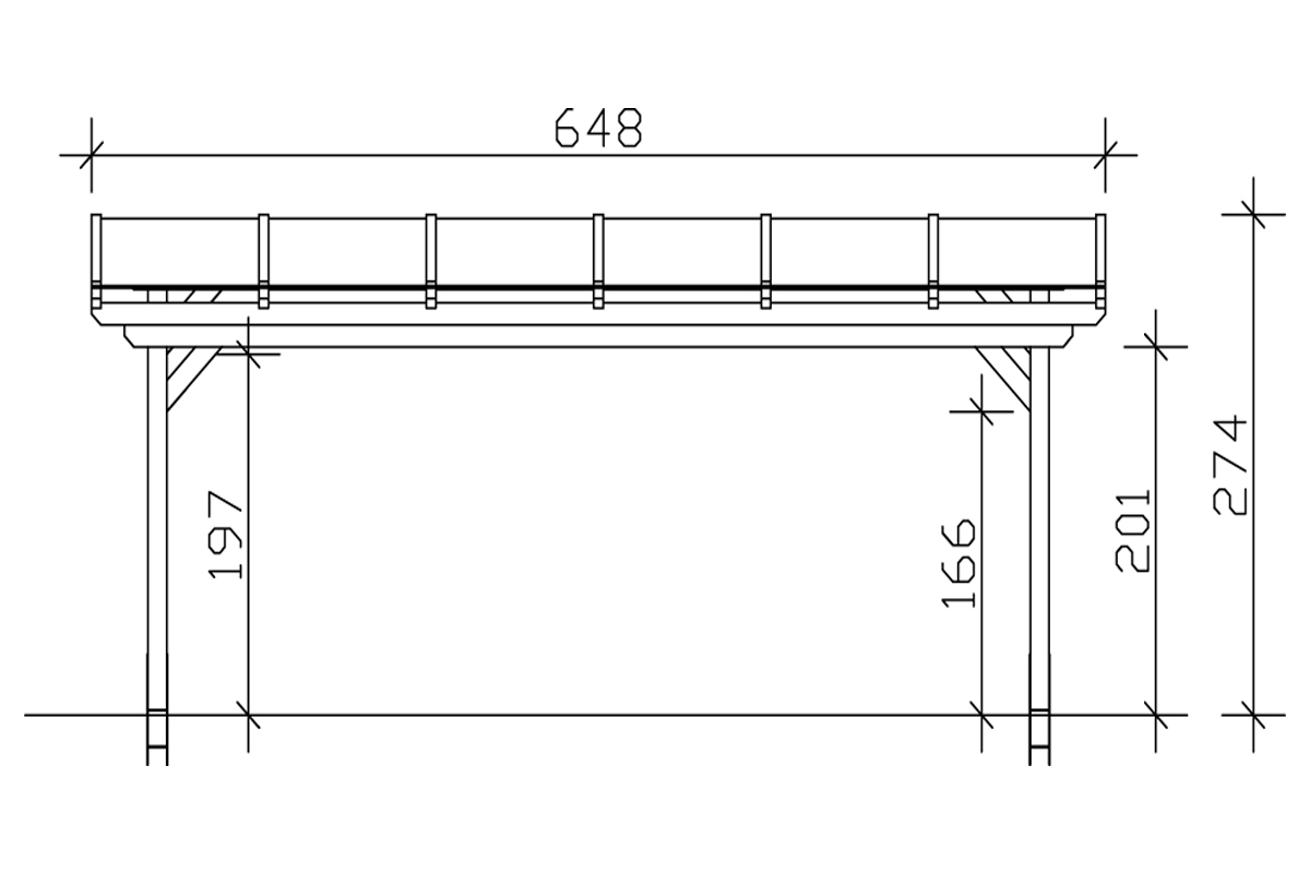 Terrassenüberdachung Sanremo bei leitermann.de günstig kaufen Terrassenüberdachung Sanremo