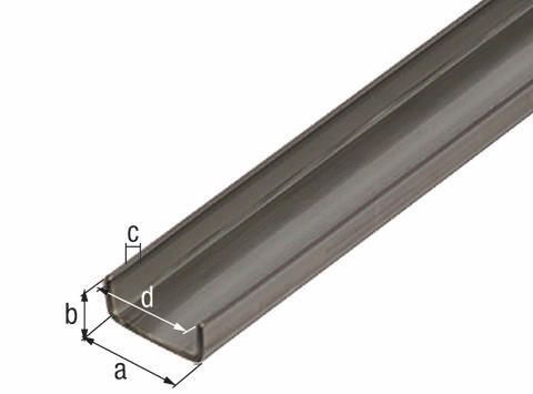 U-Profil Edelstahl