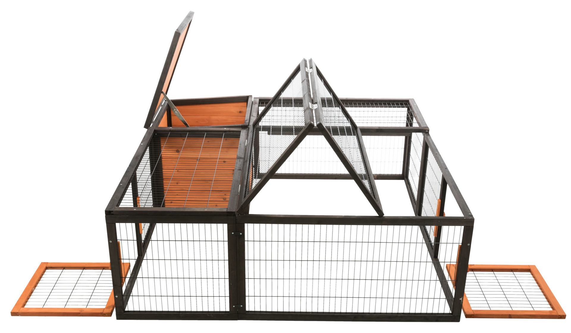 Freilaufgehege mit Abdeckung bei leitermann.de günstig kaufen Freilaufgehege mit Abdeckung