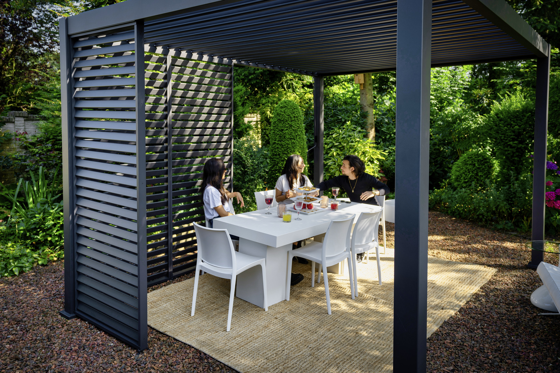 Pergola-Lamellenwand zu Classic/Deluxe 111 bei leitermann.de günstig kaufen Pergola-Lamellenwand zu Classic/Deluxe 111