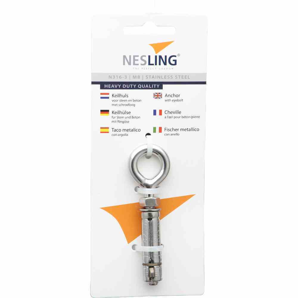 Keilhulse M8 für Stein mit Ringöse bei leitermann.de günstig kaufen Keilhulse M8 für Stein mit Ringöse